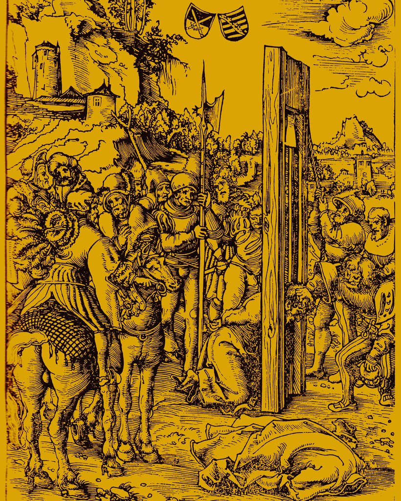 An early beheading machine, 1512