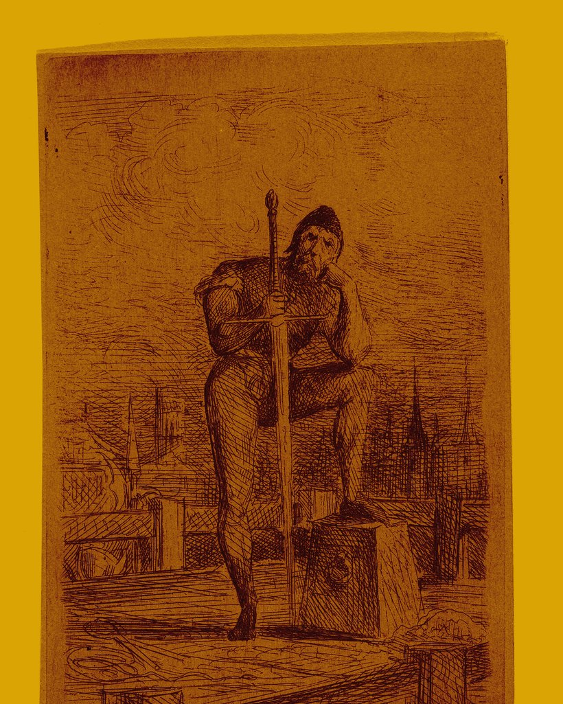 The headsman and his sword